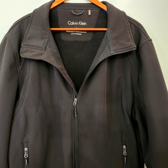 CALVIN KLEIN Water Resistant Breathable Shell Wind Protection Men's Jacket - L - Picture 2 of 7